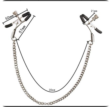 Chain Link Nipple Clamps – size chart
