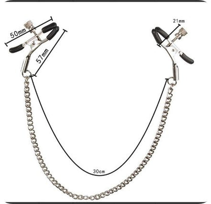 Chain Link Nipple Clamps – size chart