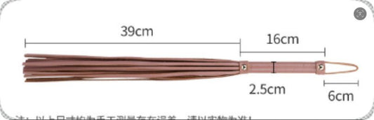 Faux Suede Flogger – size chart