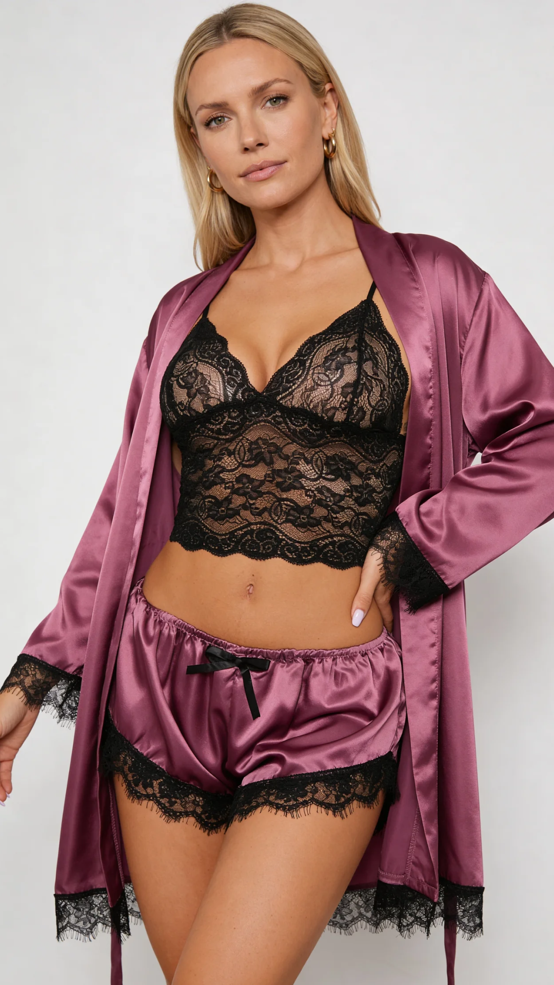 Diva Satin Lounge Set
