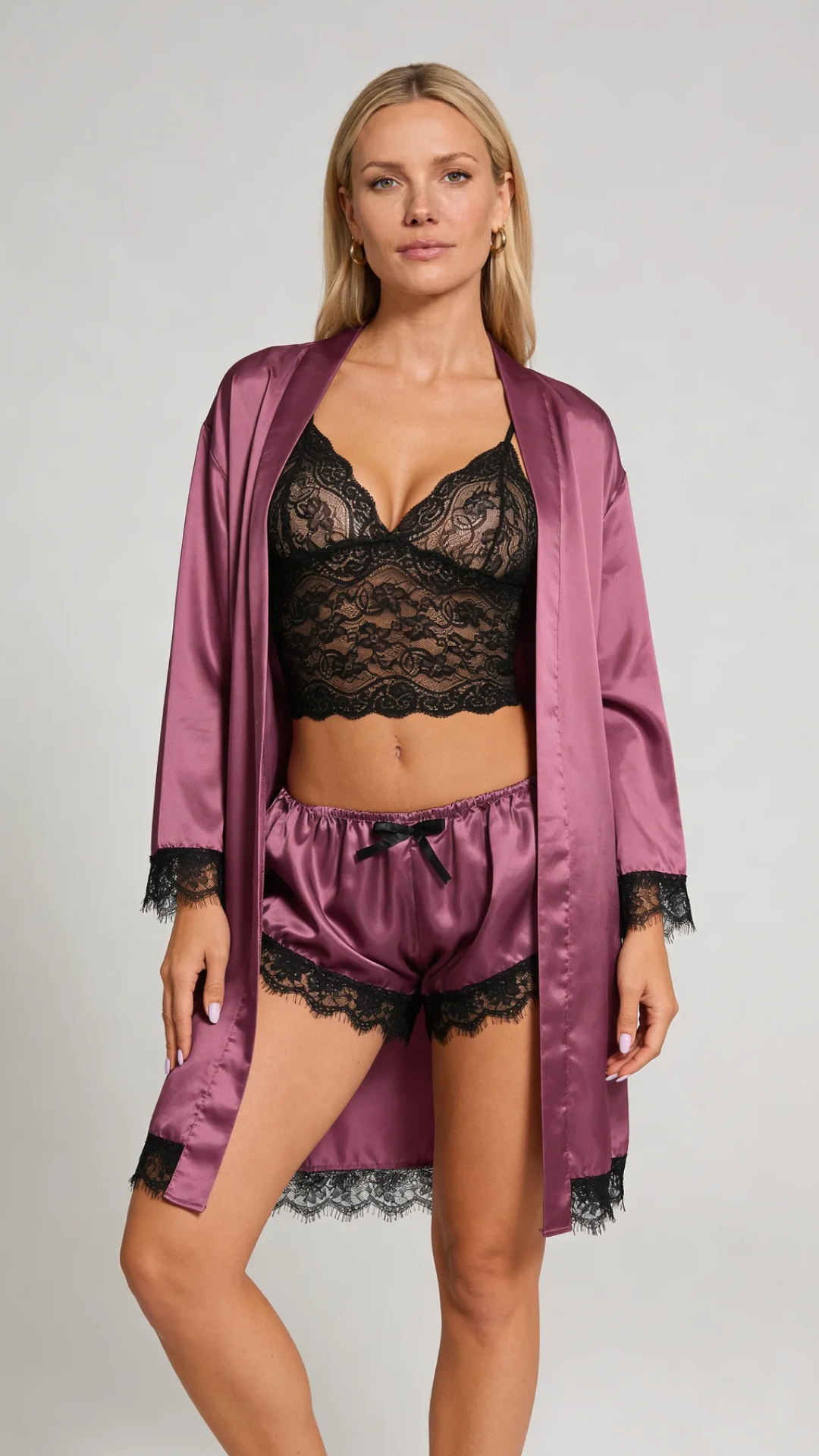 Diva Satin Lounge Set
