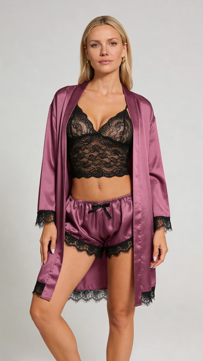 Diva Satin Lounge Set