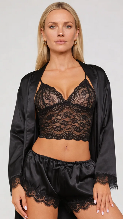 Diva Satin Lounge Set