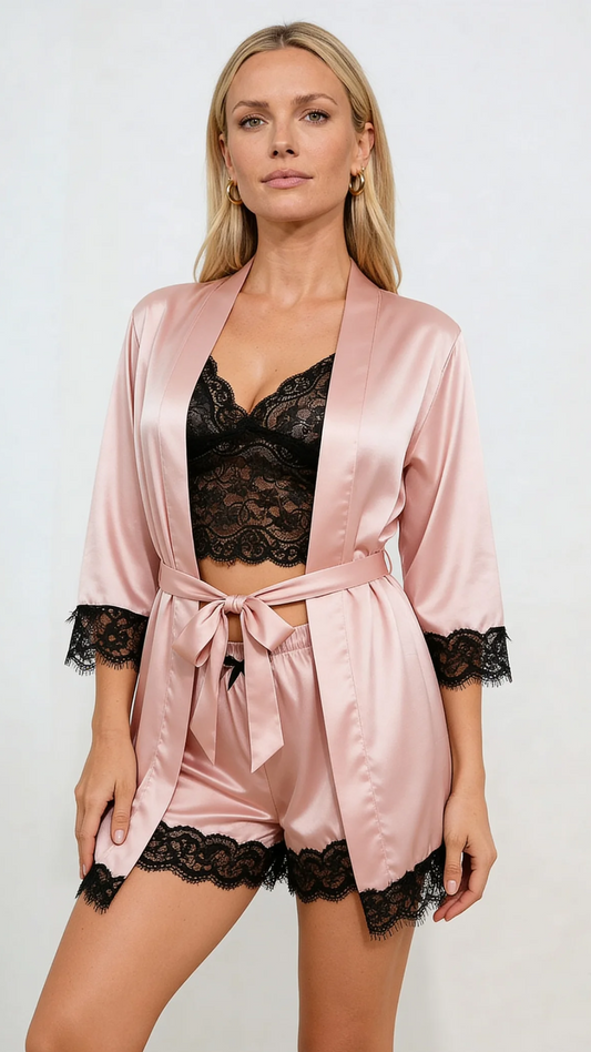 Diva Satin Lounge Set