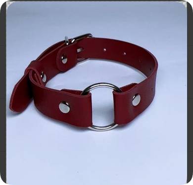 Kelly Leather Choker – Black