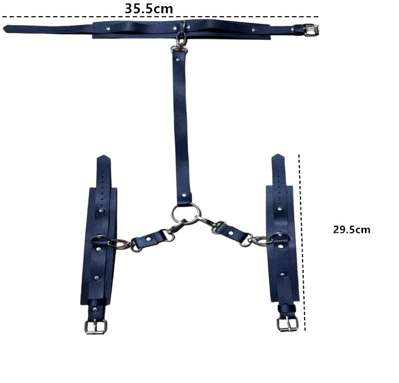 Leather Fixation with Chain – size chart