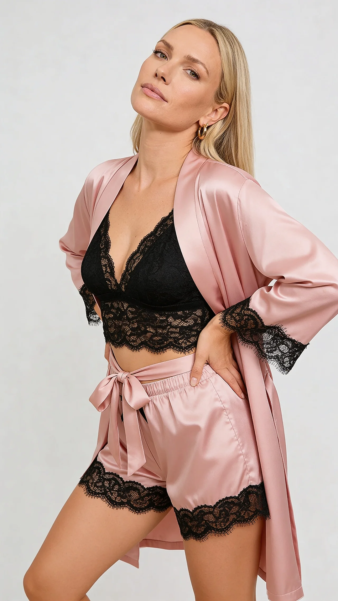 Diva Satin Lounge Set